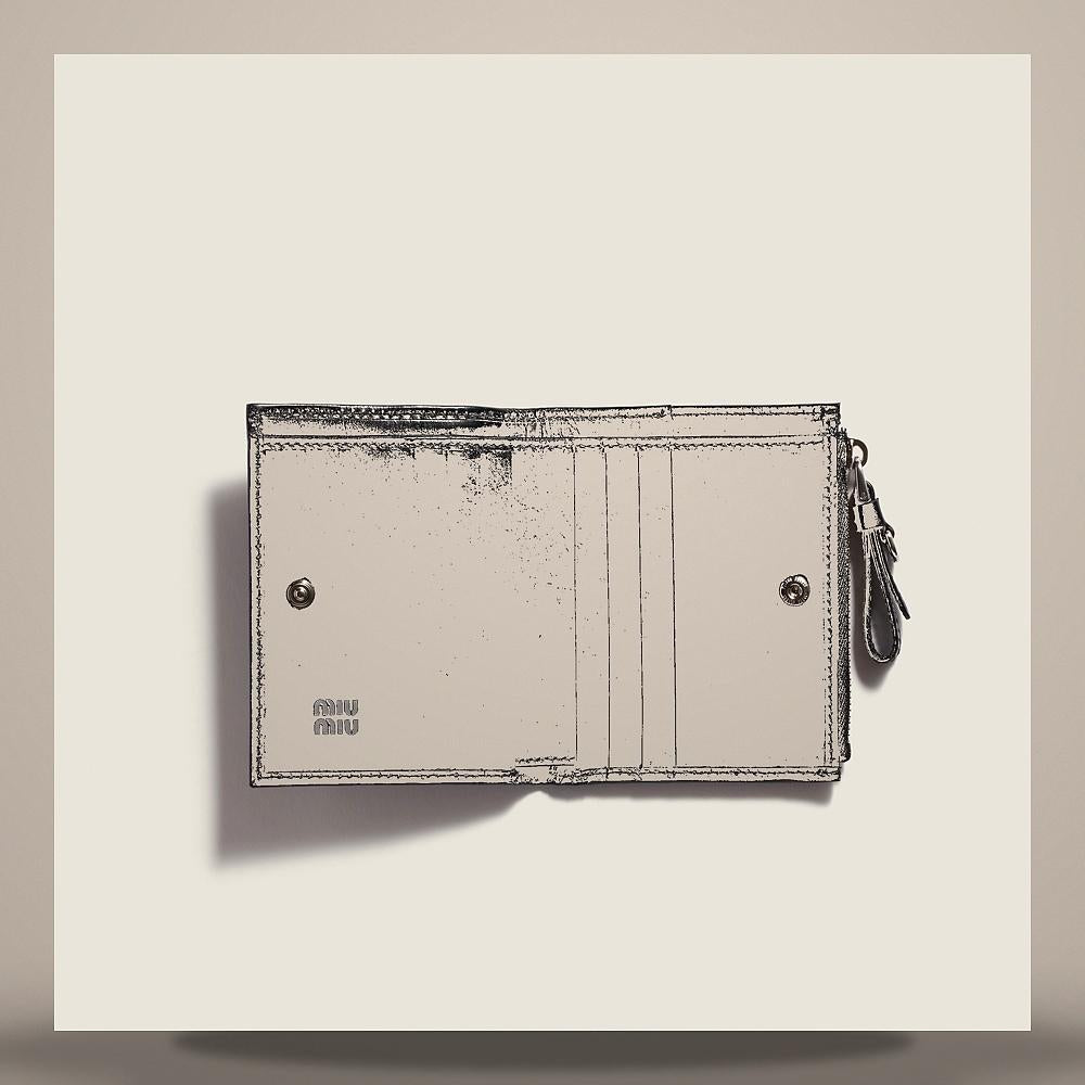 Miu Miu Small Leather Card Holder Wallet Black 5ML050 2A44 F0002