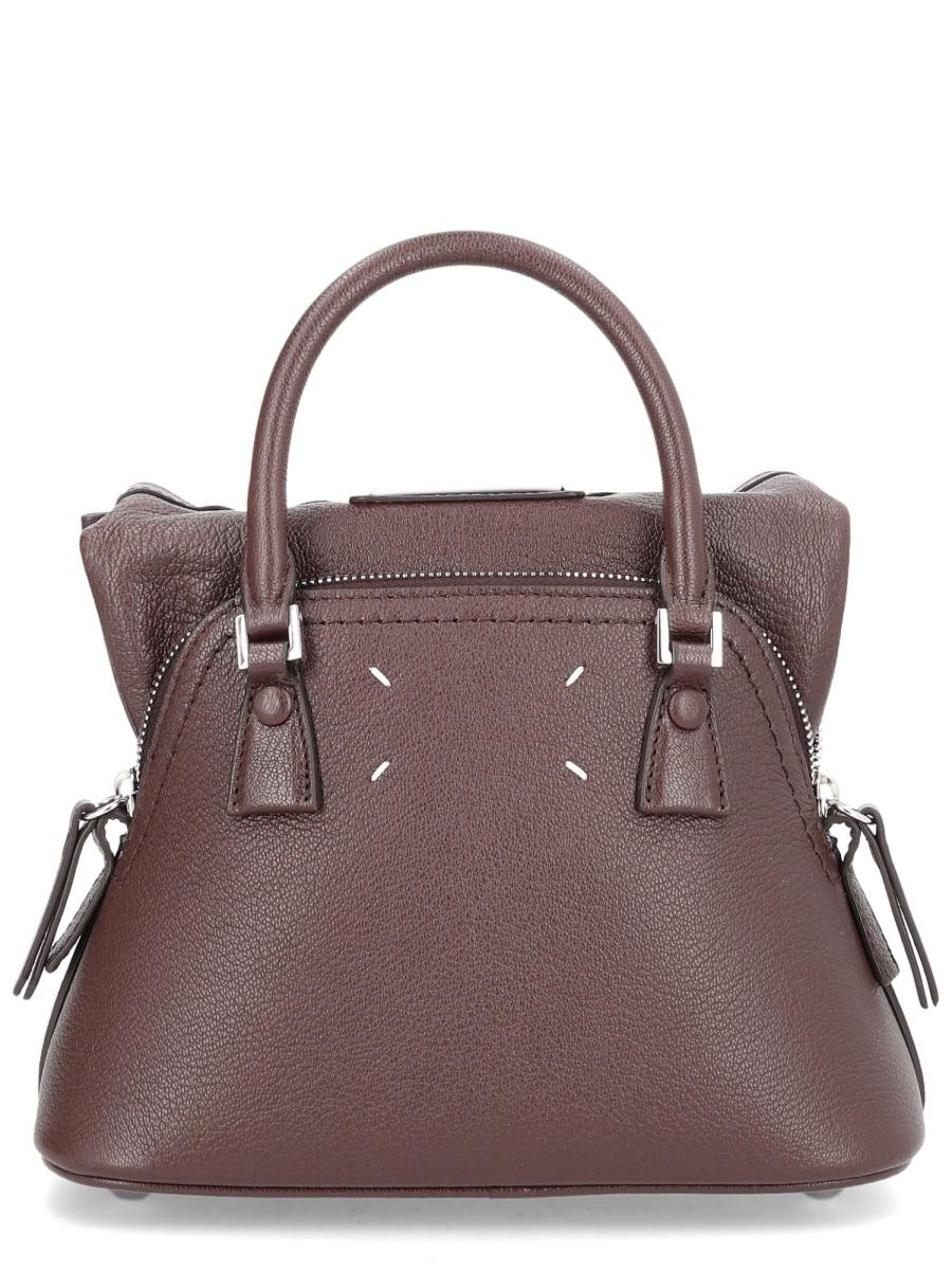 Maison Margiela Leather Shoulder Bag Beige