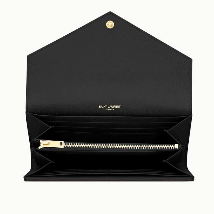 Saint Laurent Cassandre Matelassé Large Flap Wallet 372264BOW011000
