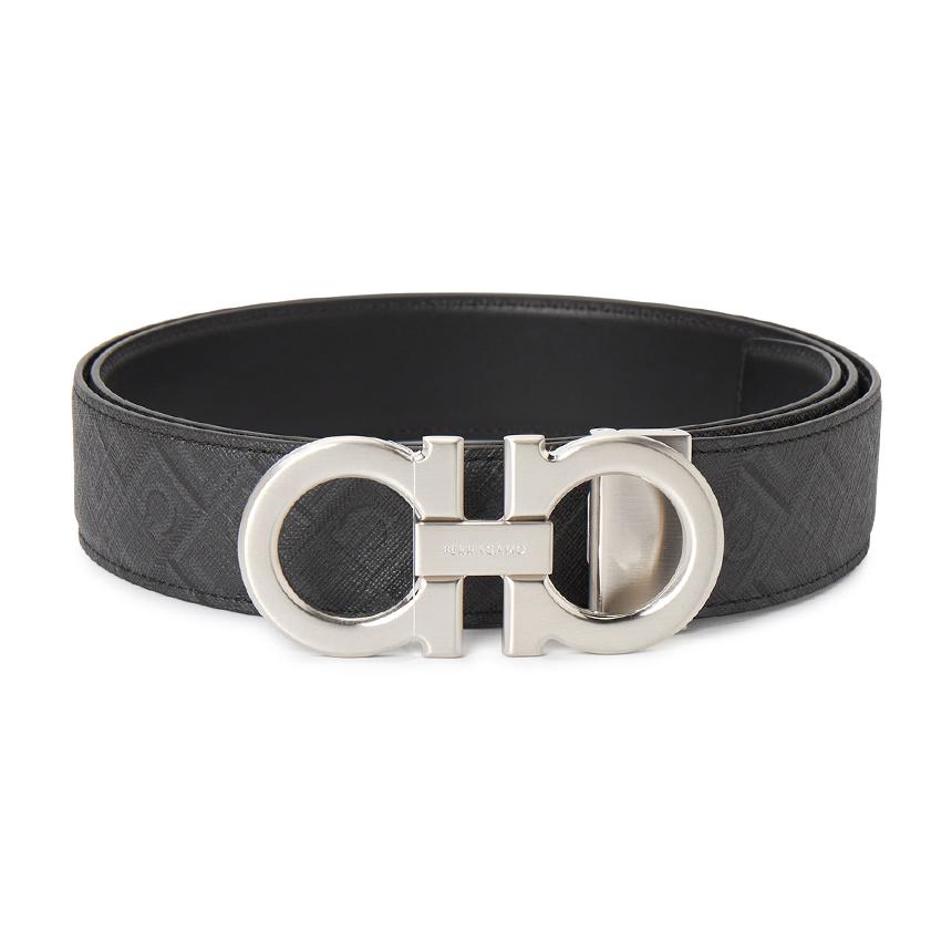 Ferragamo Gancini Reversible Men’s Belt Pre-Cut 679710 0780171