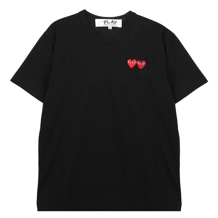 Comme des Garcons Double Heart Logo T-Shirt for Men AX T226 051 1