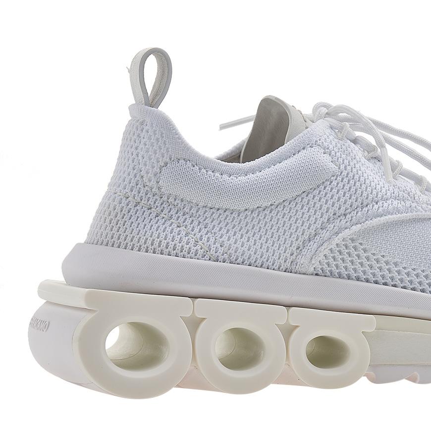Ferragamo Gancini Low-Top Sneakers Women’s NIMA KNIT BIANCO BCW 0760870