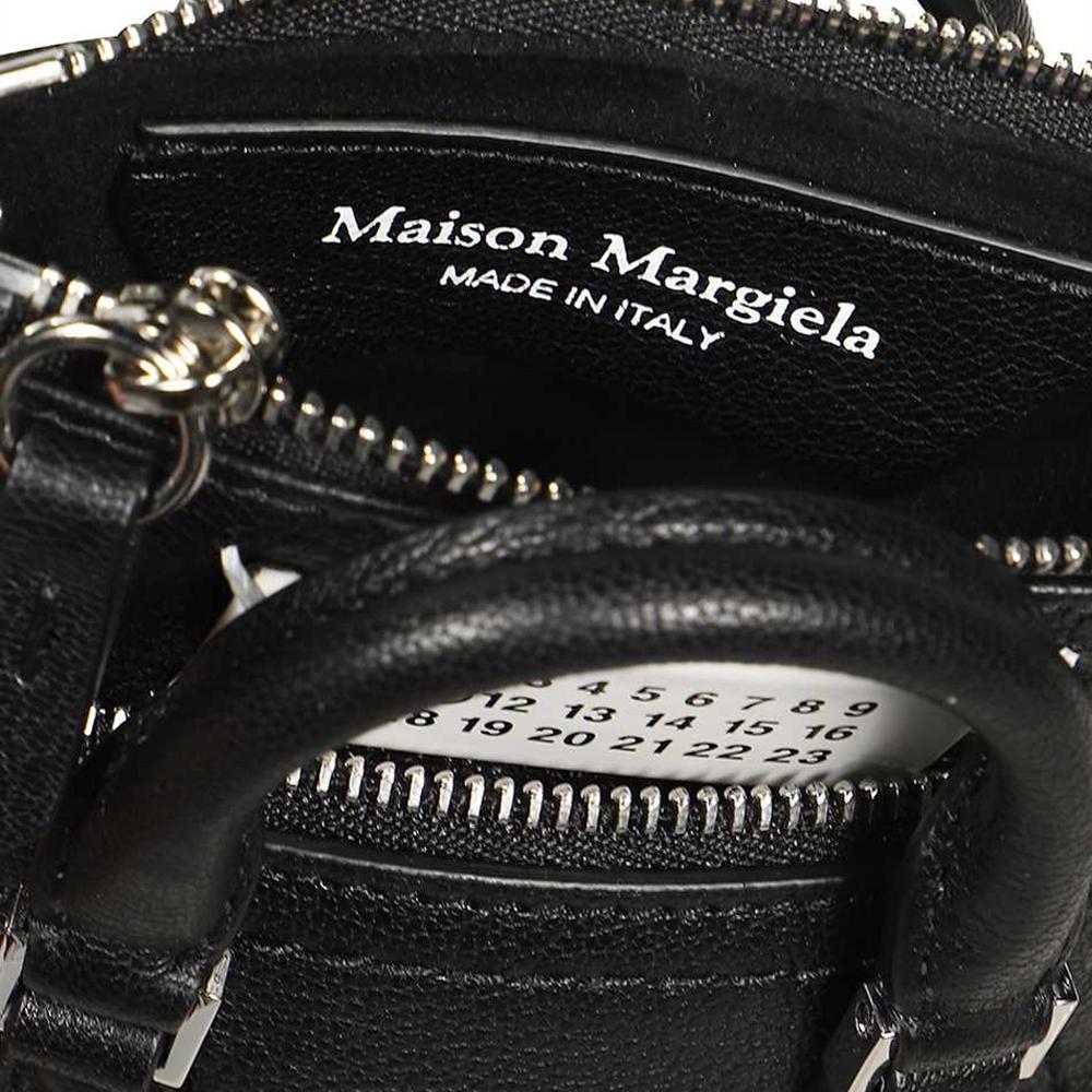 Maison Margiela Black Calfskin 5AC Baby Crossbody Bag