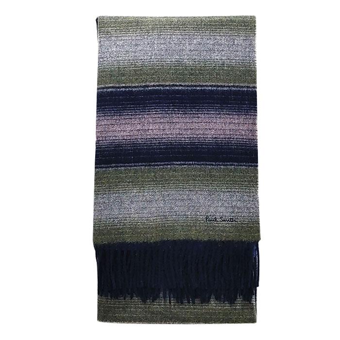 Paul Smith Wool Striped Scarf M1A 150K N164 47