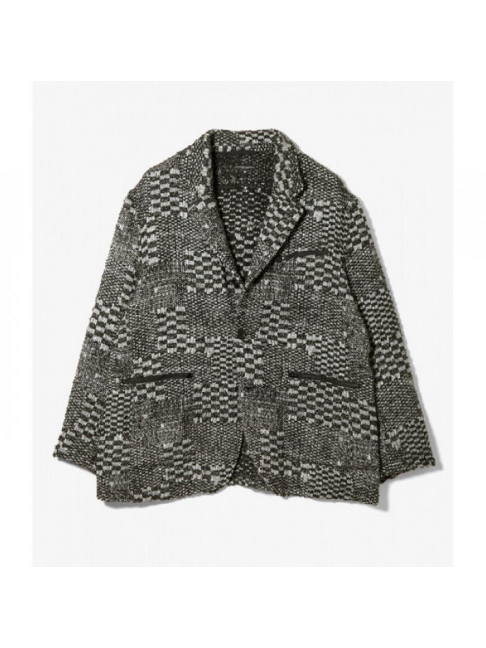 Engineered Garments Knit Pattern Block Leisure Jacket 25F1B042 RV088 PC001