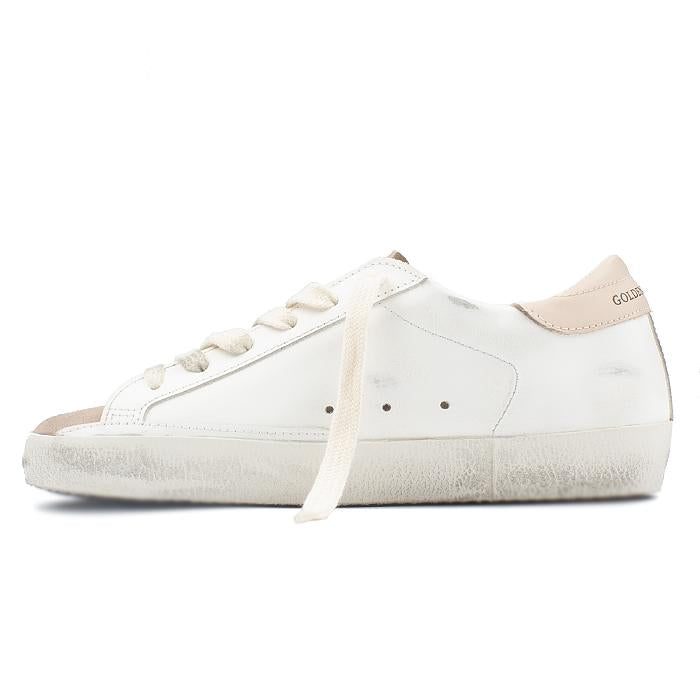 GOLDEN GOOSE Superstar Leather Low-Top Sneakers White/Silver