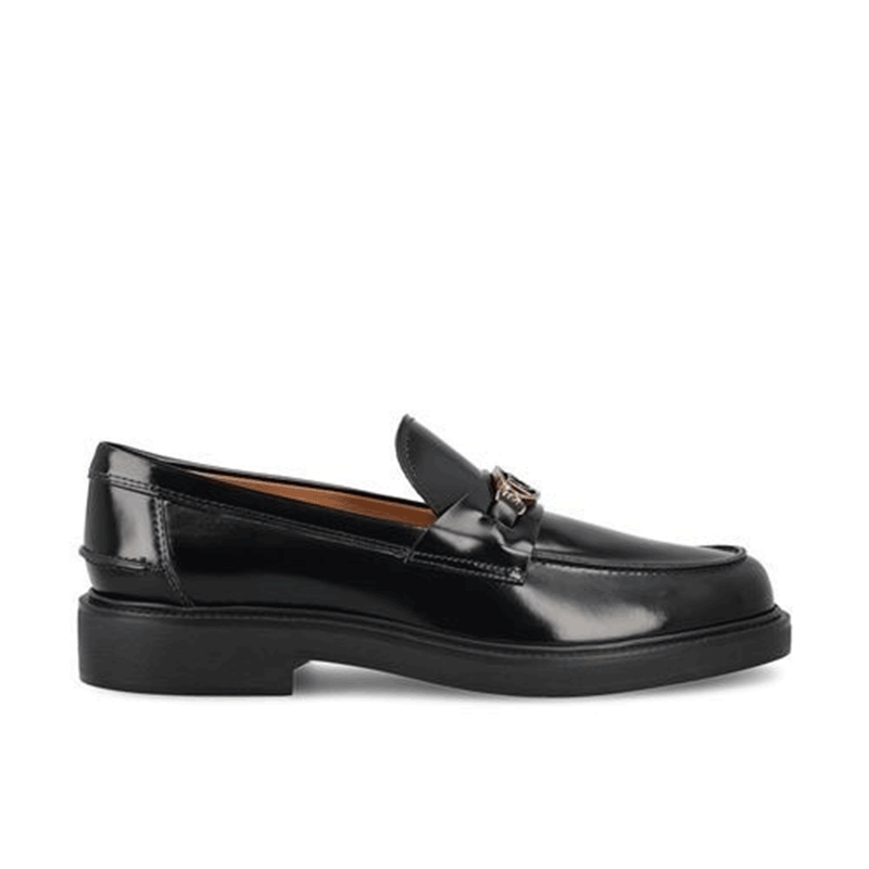 Tods Metal Logo Women’s Penny Loafers XXW20L0IM70SHA B999