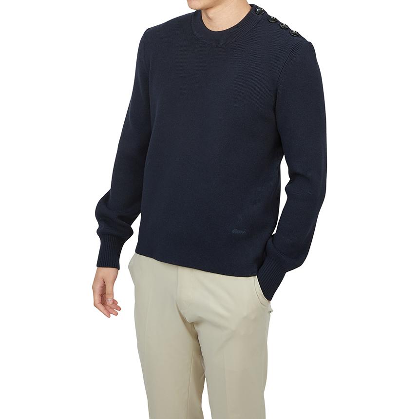 AMI Men’s Crewneck Knit Sweater HKS039 KN0055 4011