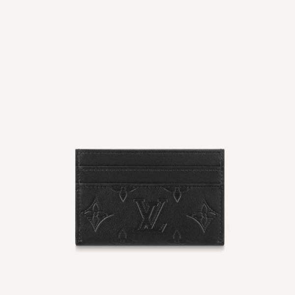 Louis Vuitton Monogram Canvas Double Card Slot Card Holder Wallet