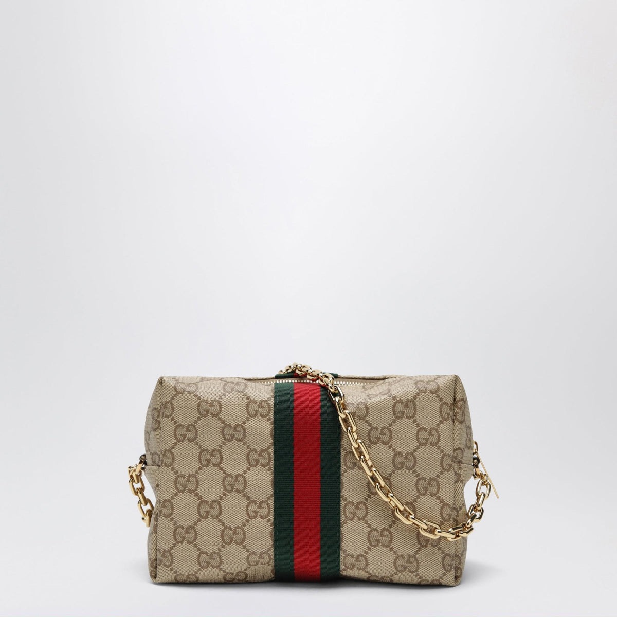 GUCCI Black Leather Crossbody Bag