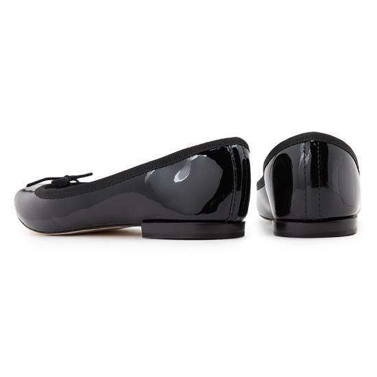 repetto Sandrion Flats Leather Ballet Shoes Black