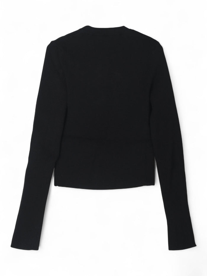 DIESEL Black Knit Long Sleeve Top