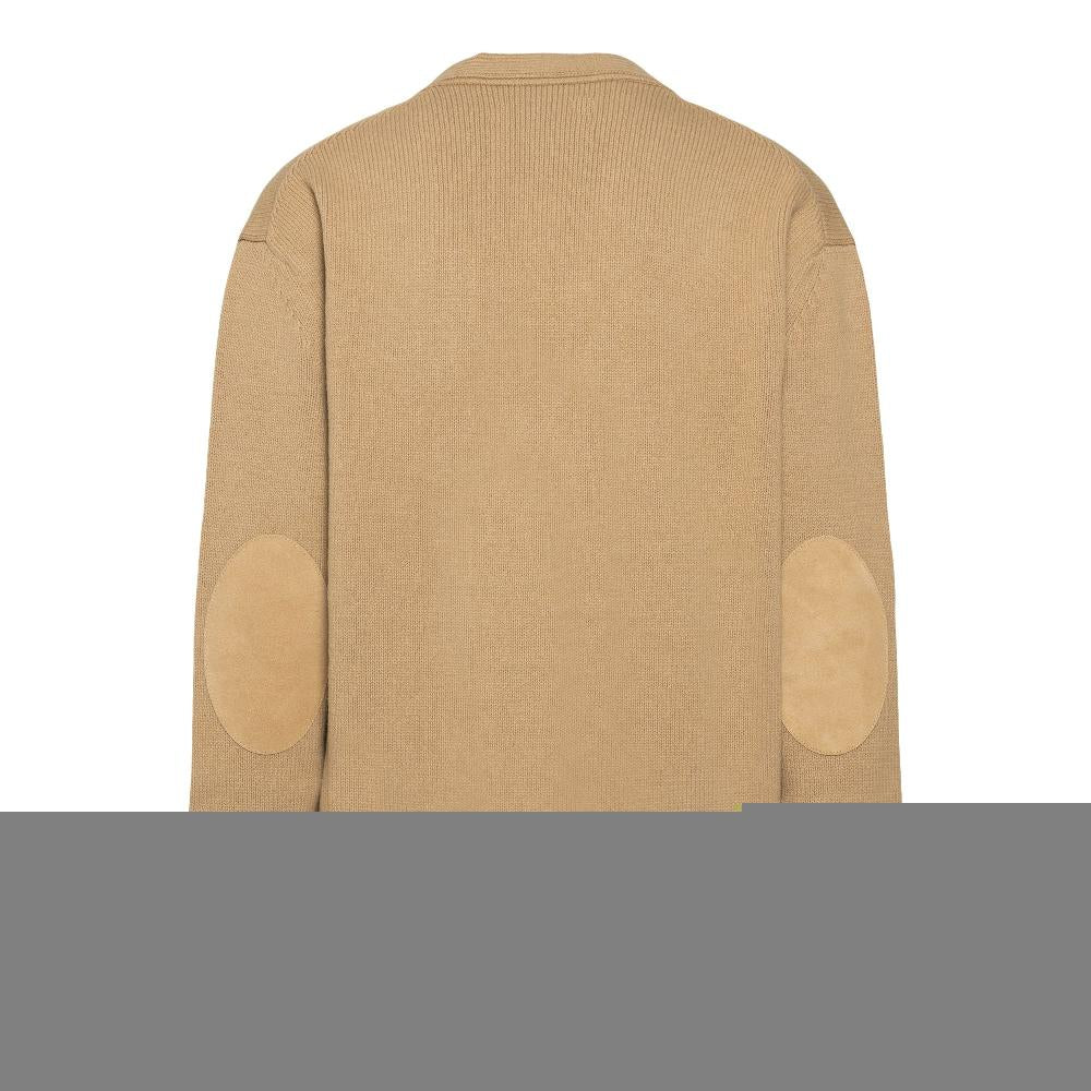 Maison Margiela Back Stitch Elbow Cardigan for Men SI1GP0003 S18064 106F