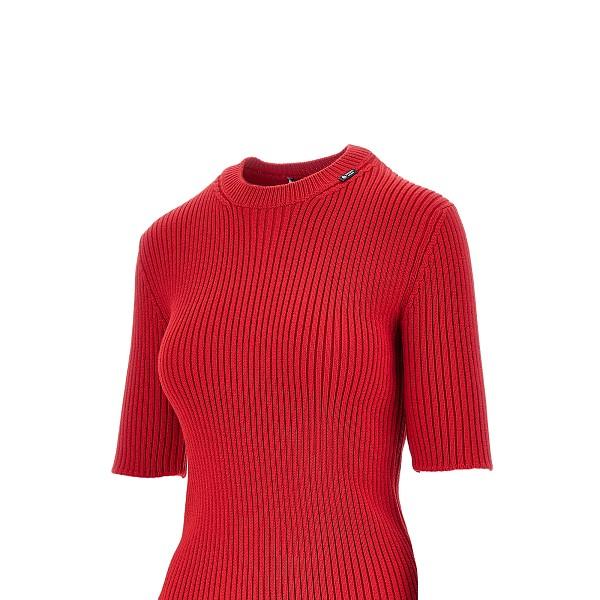 PRADA Black Wool Round Neck Knit Sweater