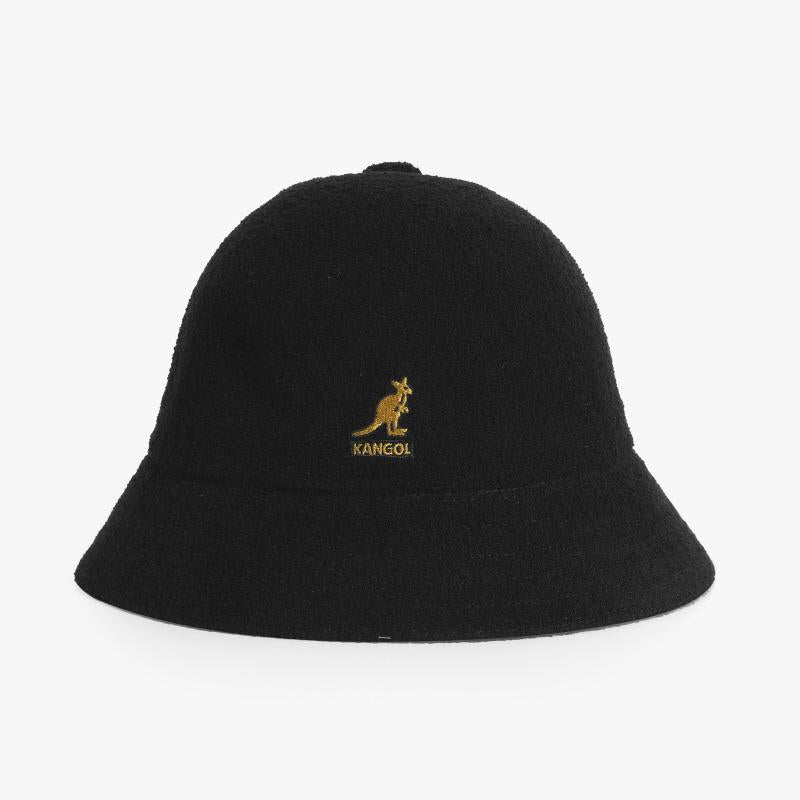 KANGOL Black Gold Unisex Bucket Hat 0397BC BLACK GOLD