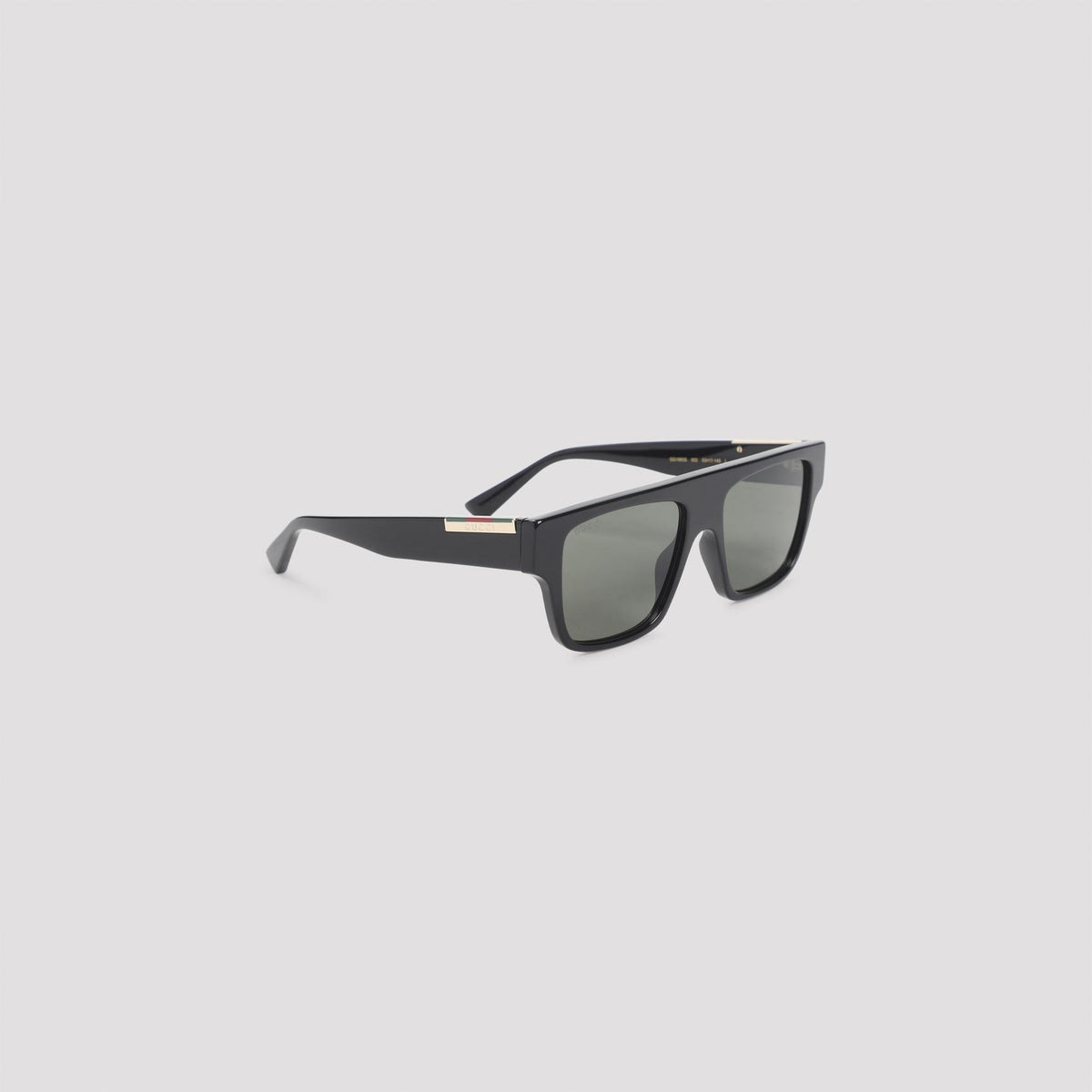 GUCCI Black Acetate Square Sunglasses