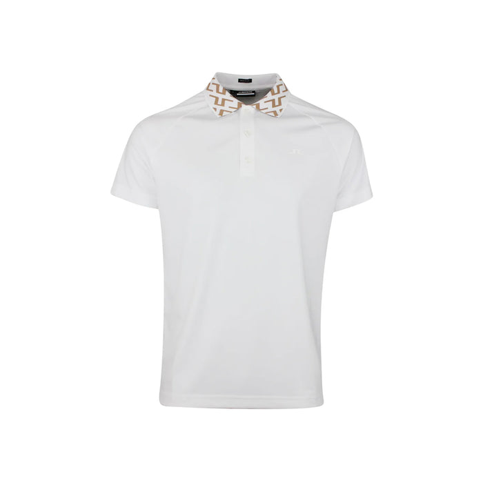 J LINDEBERG Regular Fit Polo T-Shirt White Men’s