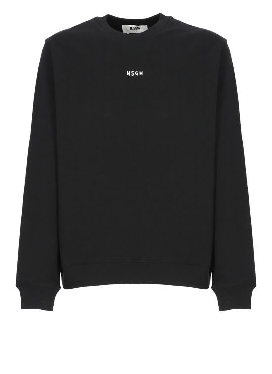 MSGM Black Long-Sleeve Sweatshirt for Men 3540 MM 551 23779999