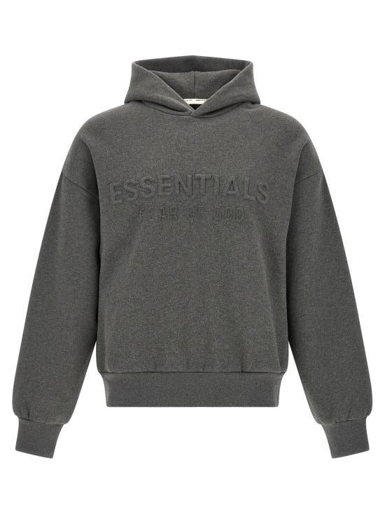 Fear of God Classic Charcoal Heather Hoodie Top 192 HO256211