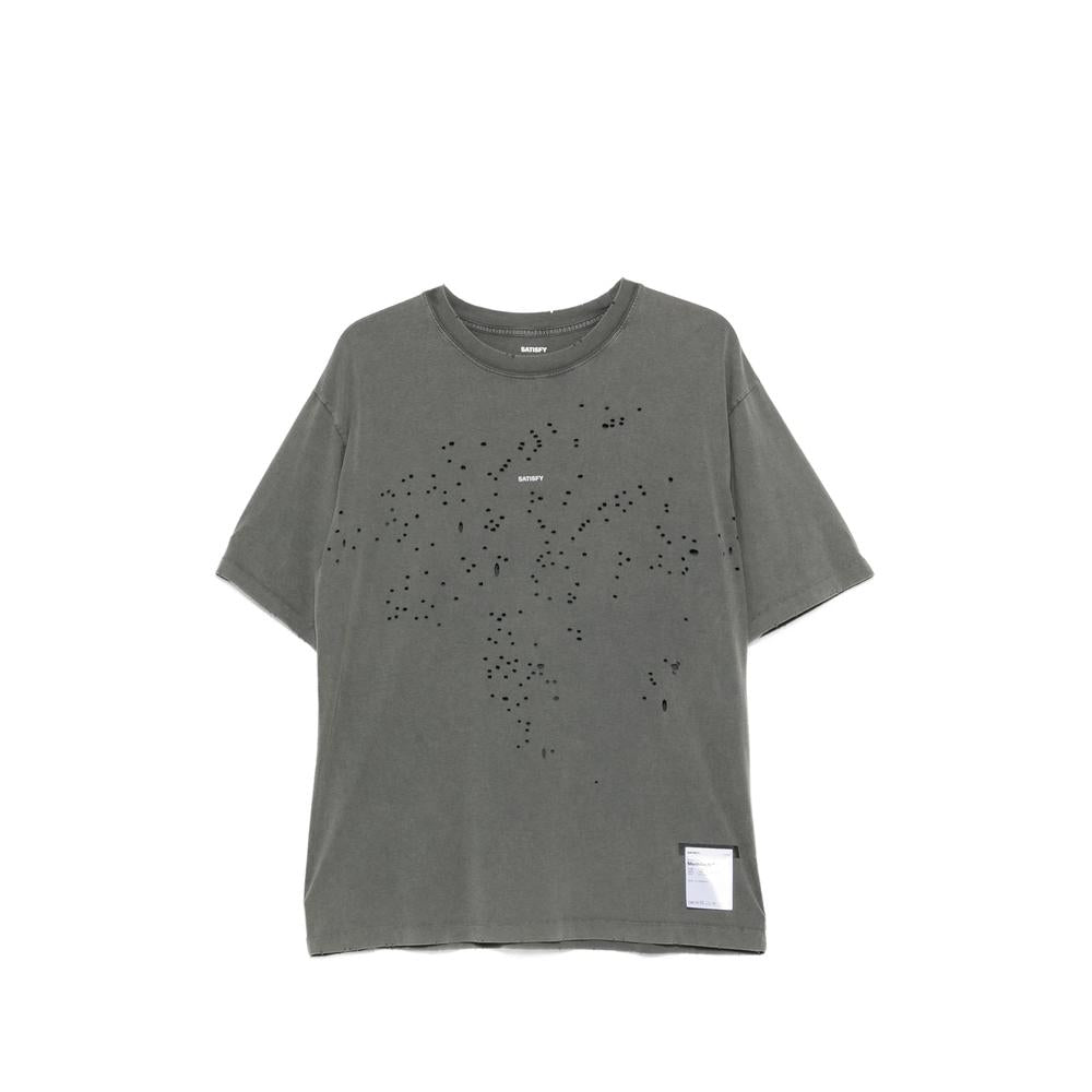 SATISFY Black Short Sleeve T-Shirt for Men
