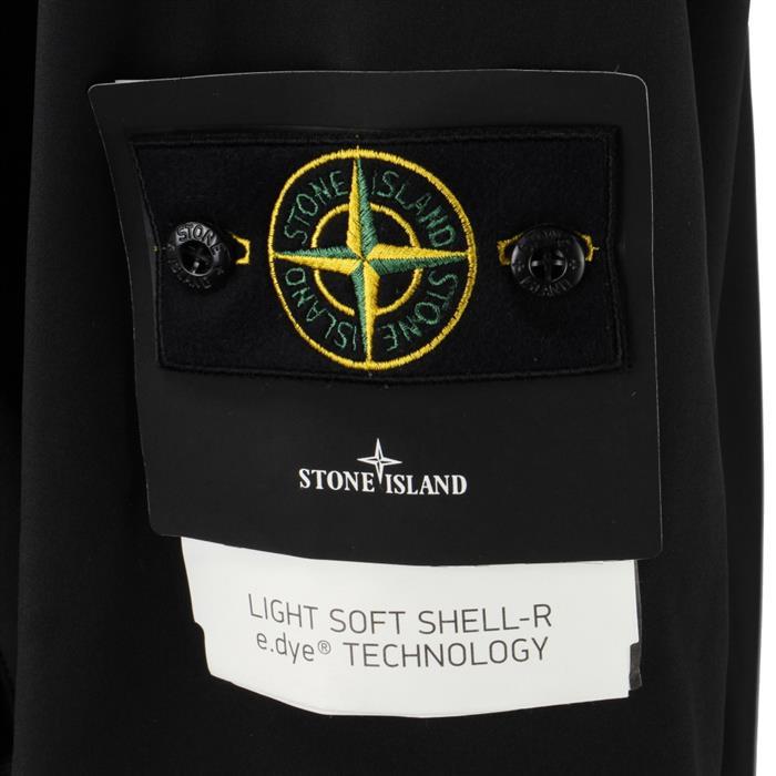 STONE ISLAND Membrane Hooded Down Jacket Black Men