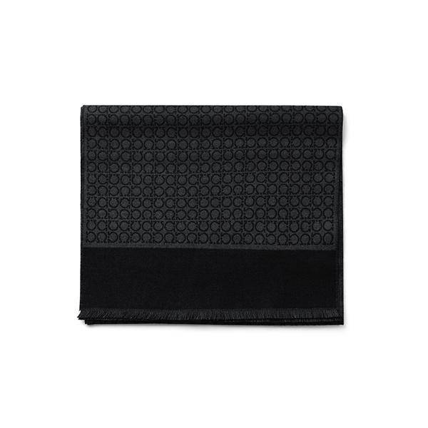 Ferragamo Gancini Wool Scarf for Men 52 7047 0671685