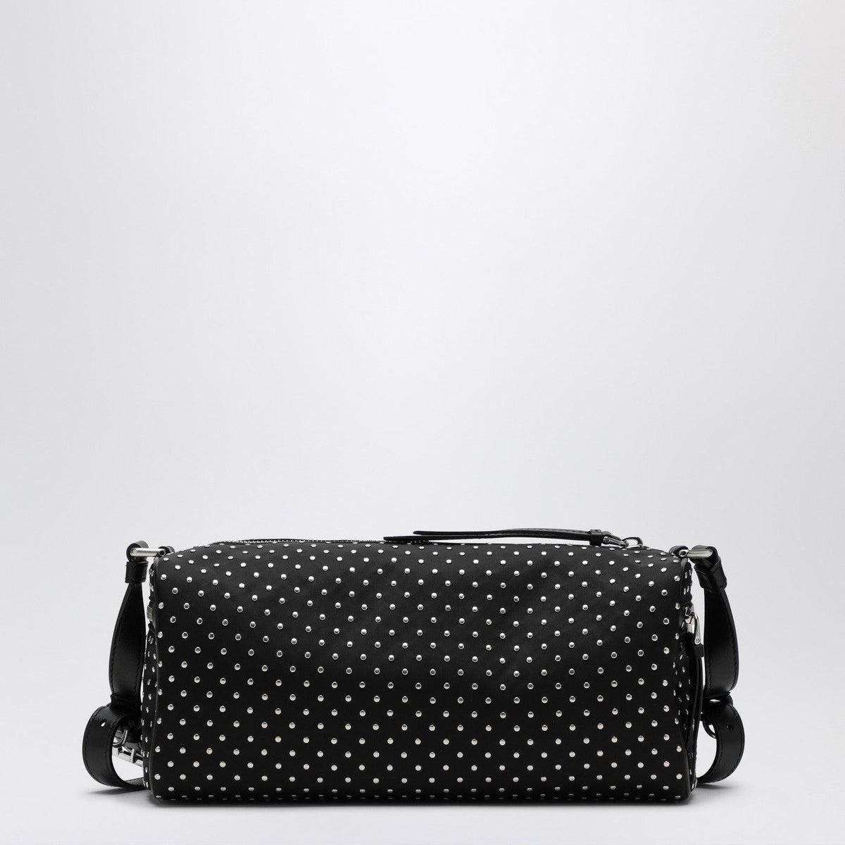 PRADA Black Leather Shoulder Bag