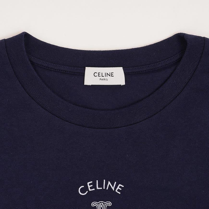 CELINE Women’s Cotton Jersey Loose T-Shirt