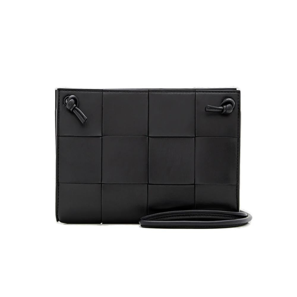 Bottega Veneta Mini Cassette Crossbody Bag Black