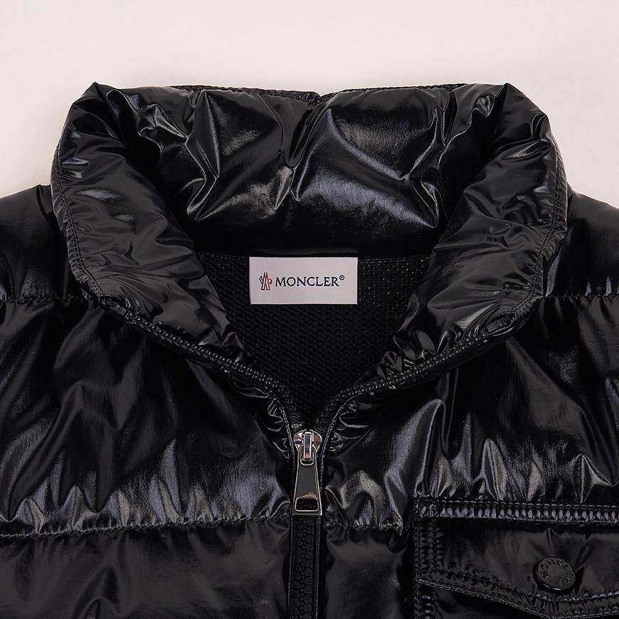 Moncler Women’s Padded Mix Zip-Up Cardigan Jacket Black