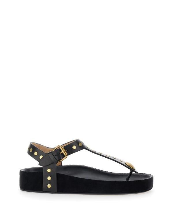 Isabel Marant ENORE Leather Sandals SD0115FA D1B08S 01BK