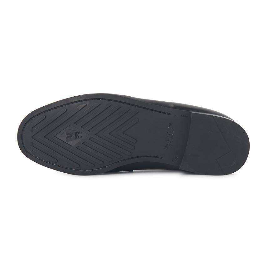 J.M. WESTON 180 Light E-Width Men's Loafers 1141FRY1809W E BLACK