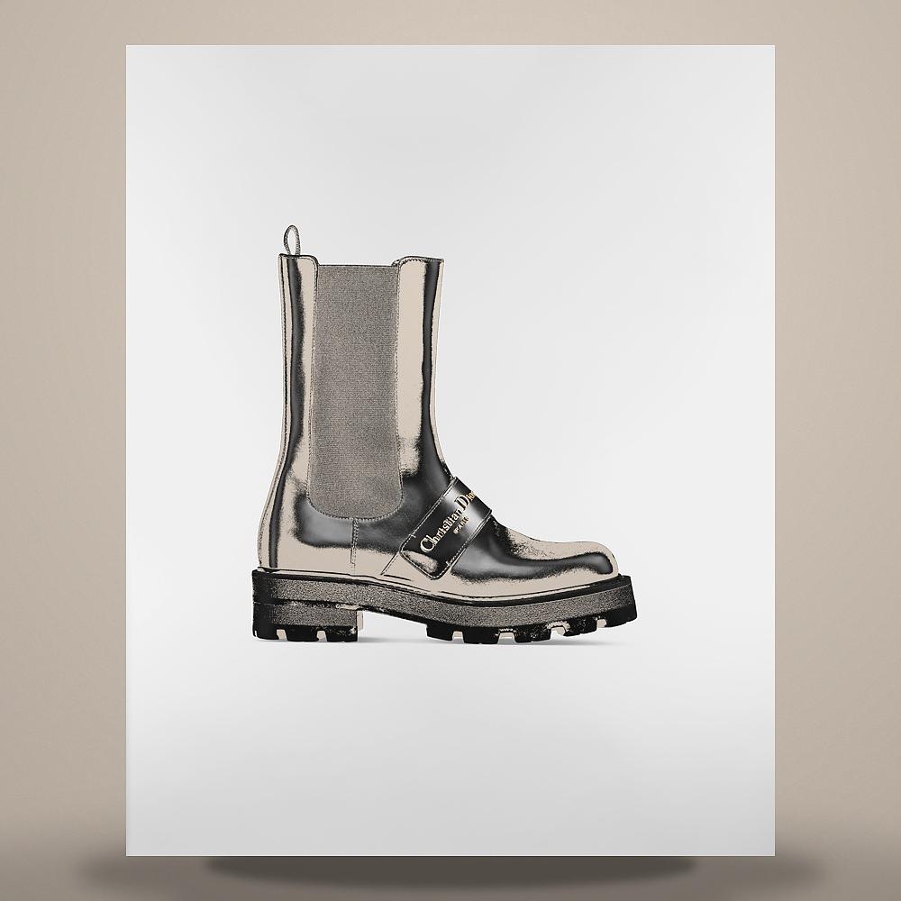 DIOR Black Calfskin D-Quest Ankle Boots KDT115VEA S900