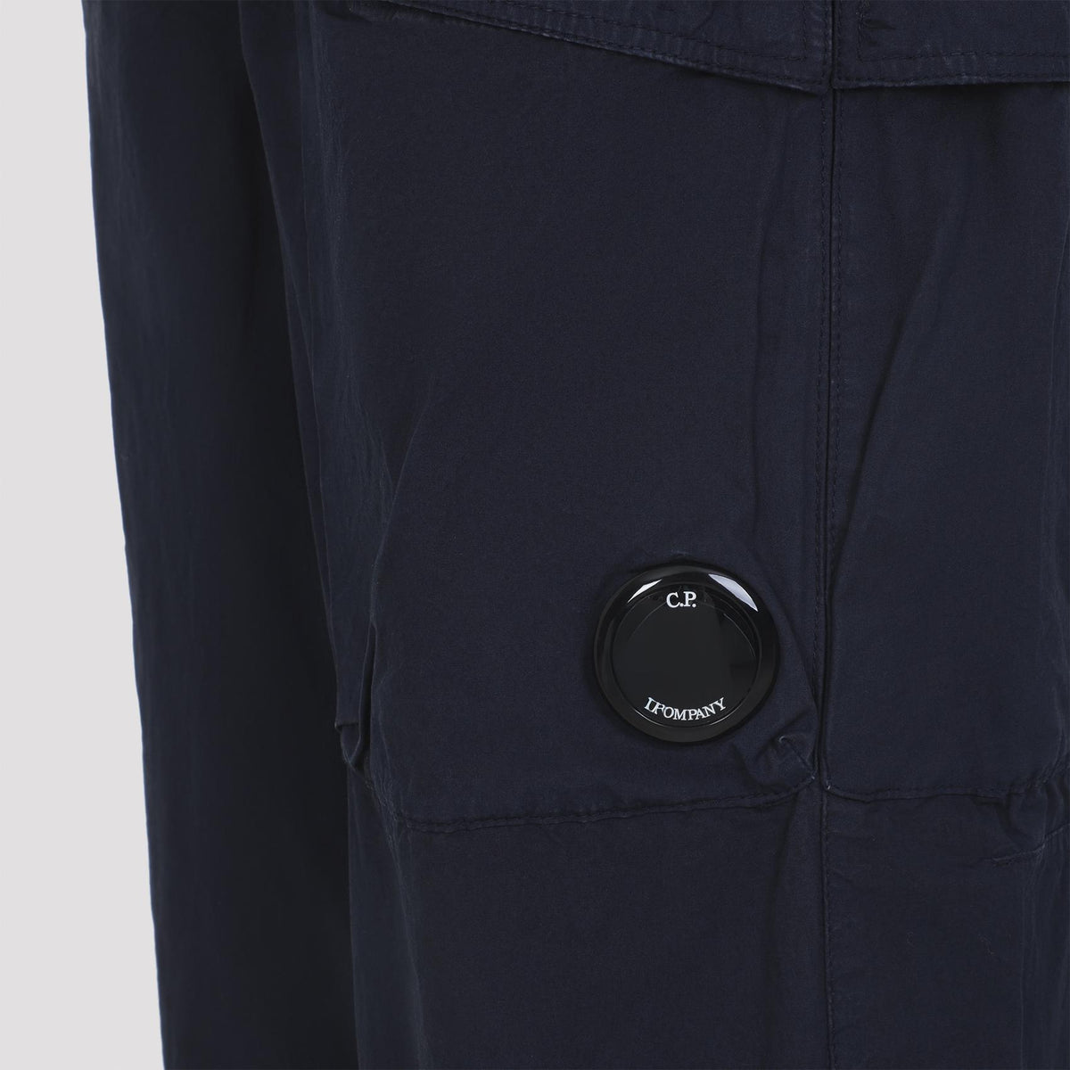 CP Company Cotton Blend Cropped Trousers for Men