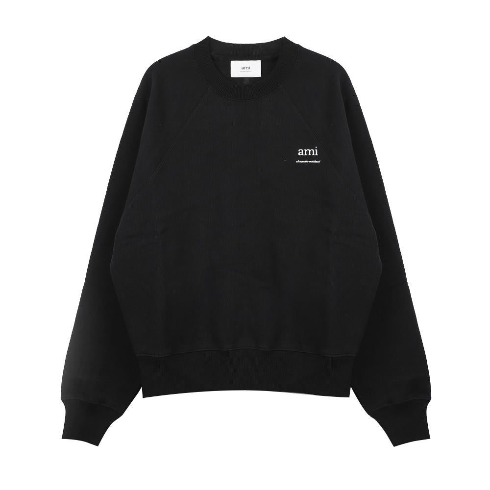 AMI Black Crewneck Sweatshirt