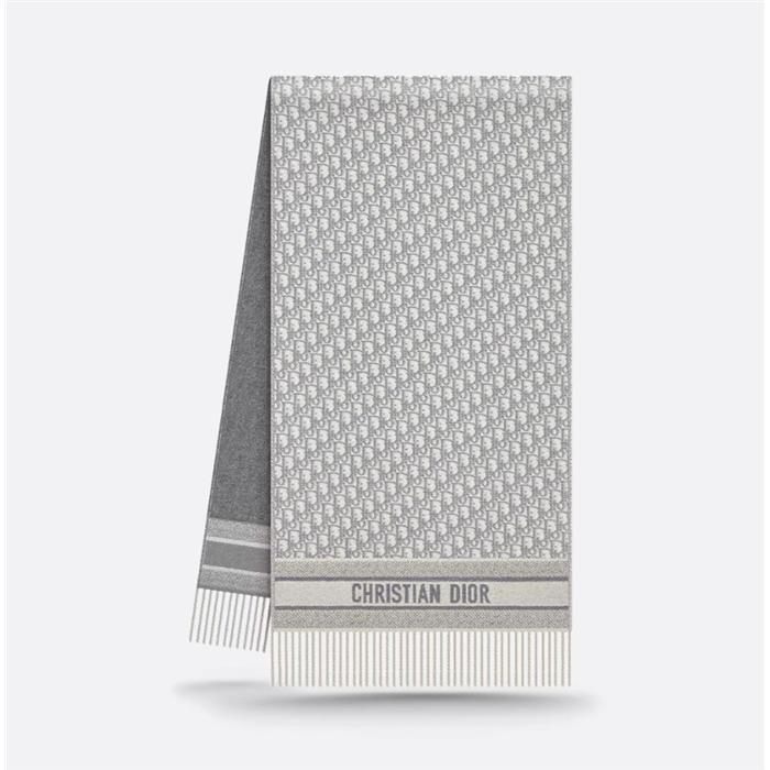 DIOR Oblique Cashmere Scarf Muffler 25CDO309I093 C810