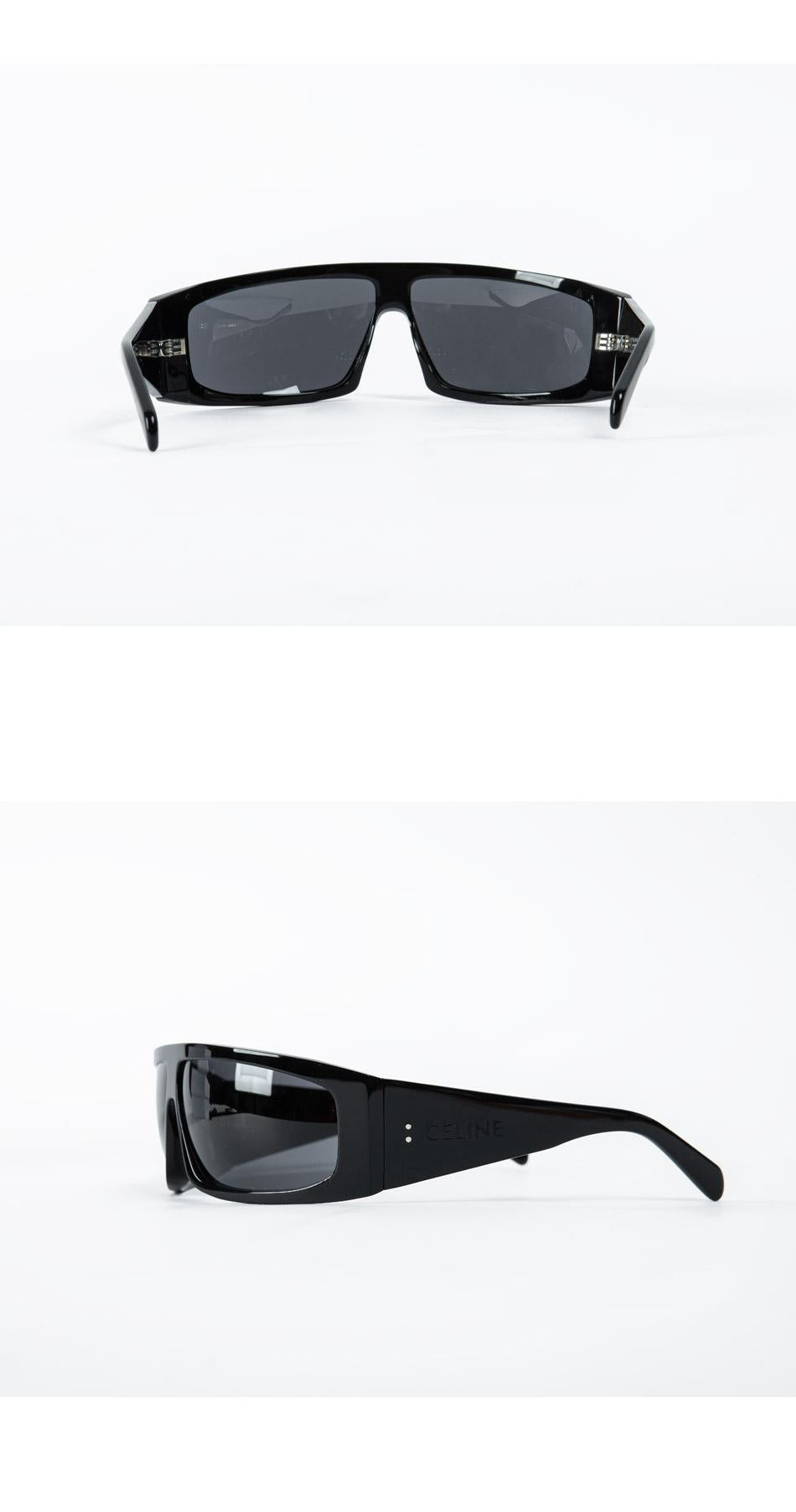 CELINE Monochrome 08 Acetate Sunglasses Unisex Black