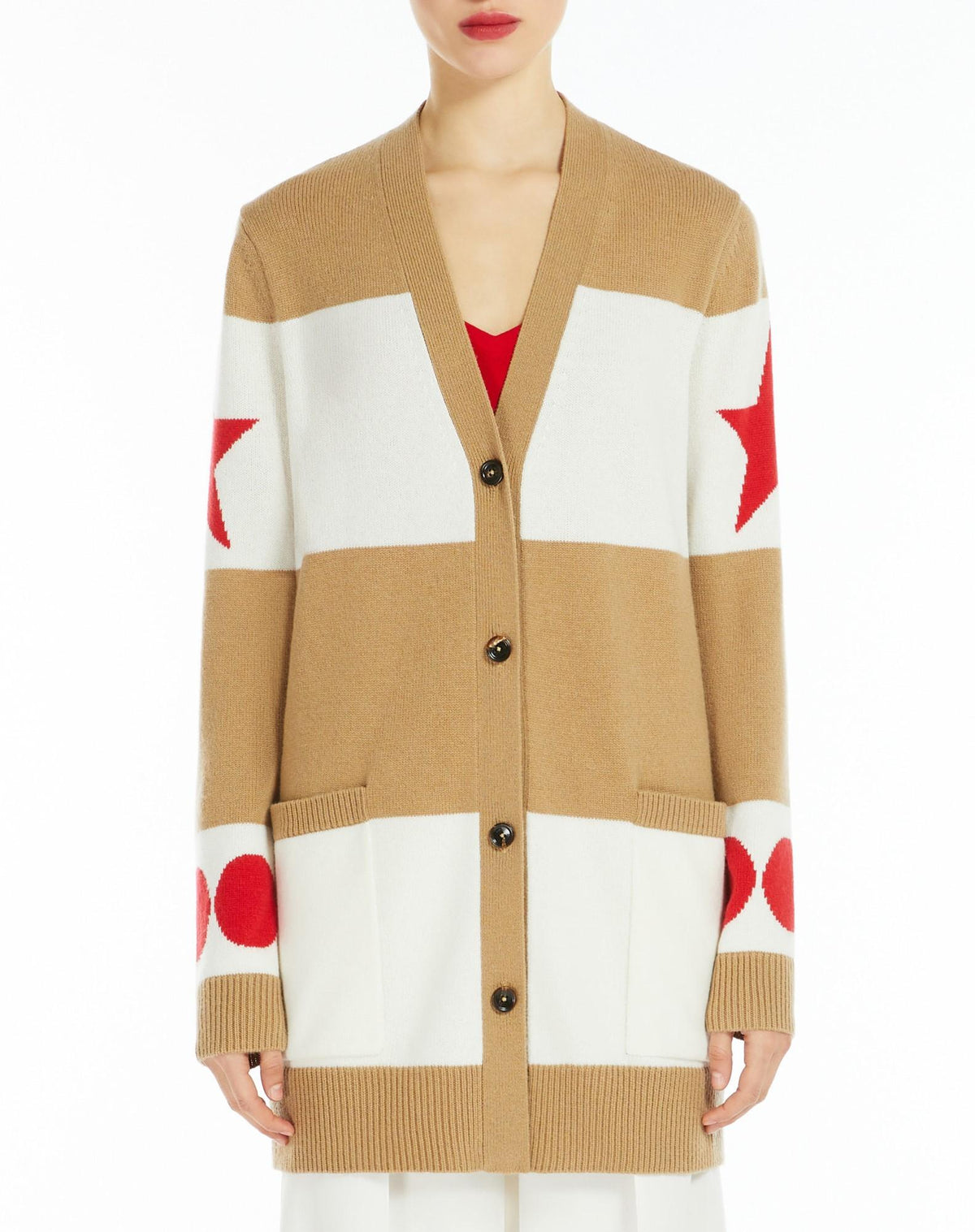 Max Mara Valido Wool Cashmere Cardigan 2421346031600 007