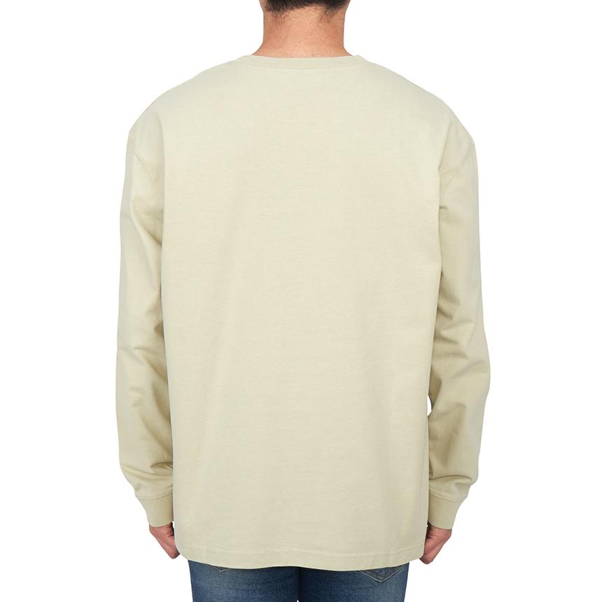 Maison Kitsune Bold Fox Head Logo Men’s Long Sleeve T-Shirt LM00109KJ0118 P129