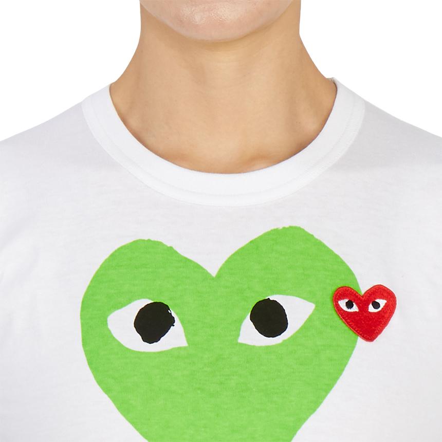 Comme des Garcons Red Heart Patch Short Sleeve T-Shirt Unisex AZ T105 051 3