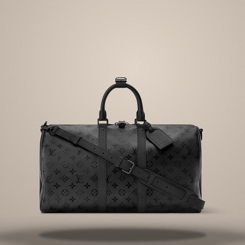 Louis Vuitton Keepall 45 Black Crossbody Bag M28403