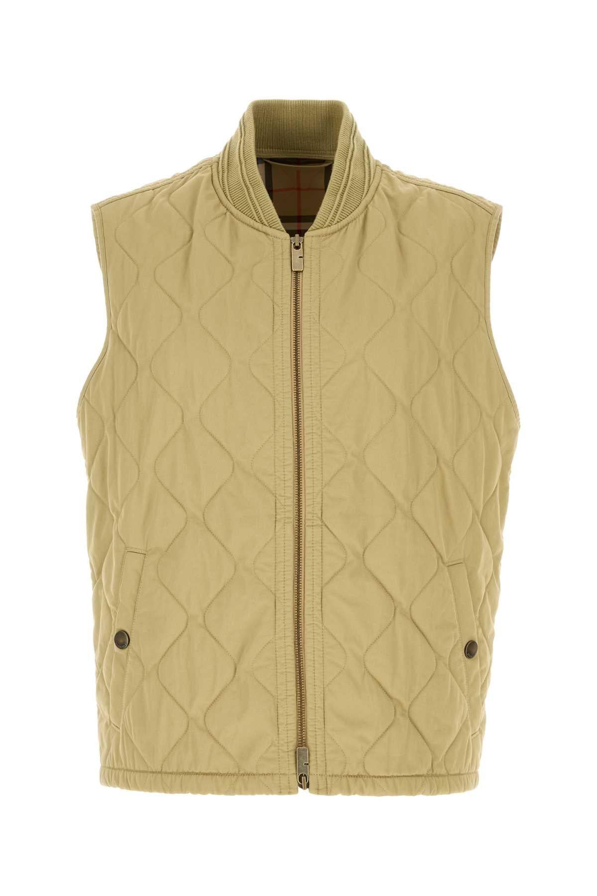 BURBERRY Quilted Down Puffer Vest Black Men's Outerwear