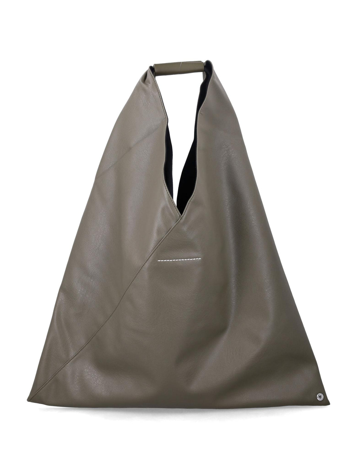 Maison Margiela Black Leather Tote Bag