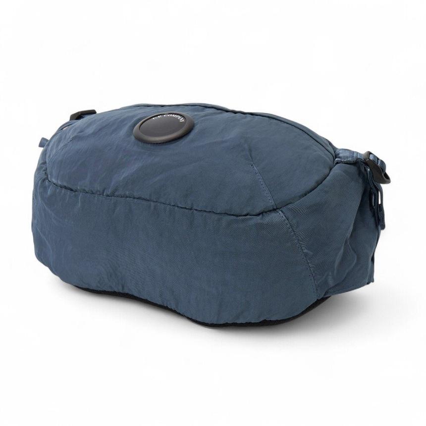 CP Company Unisex Nylon Waist Bag Crossbody Bag Navy