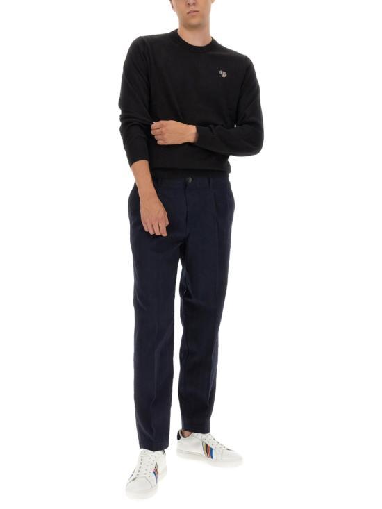 Paul Smith Black Round Neck Knit Sweater for Men M2R200YZL 2185879