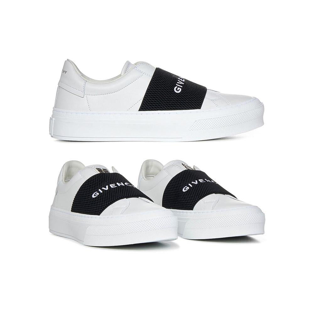 GIVENCHY Women 4G City Elastic Low-Top Sneakers White