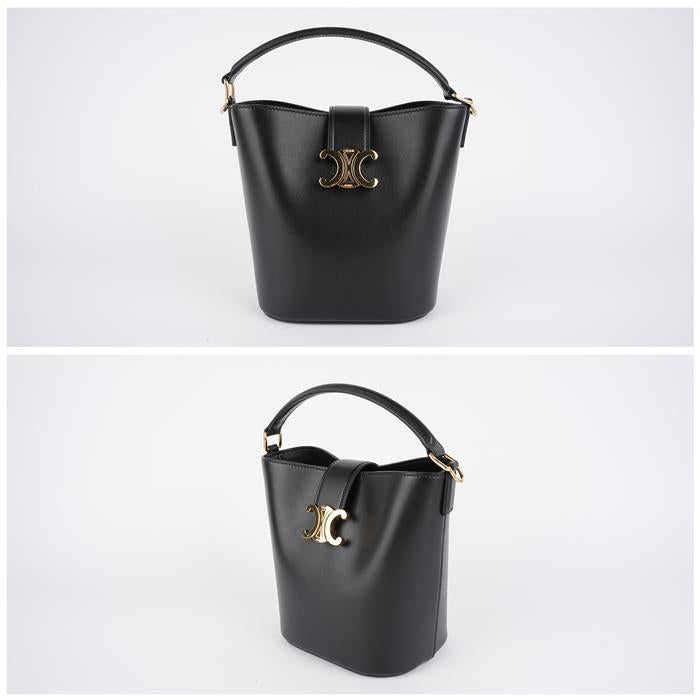 CELINE Small Louise Smooth Leather Bucket Bag 119173FX9 38NO
