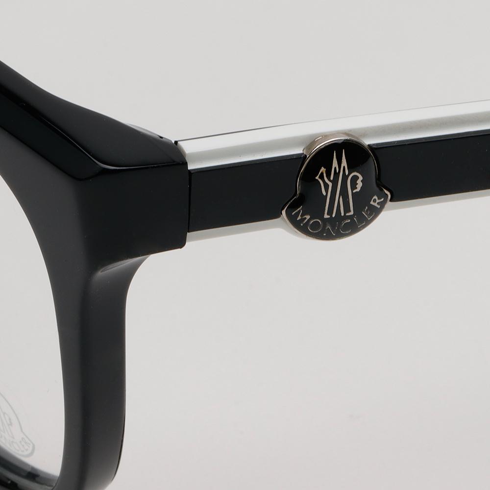 Moncler Black Cat Eye Square Eyeglasses Frame Unisex ML5183 001