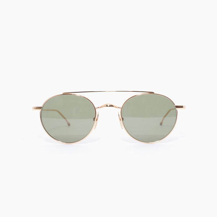 THOM BROWNE Double Bridge Titanium Frame Unisex Sunglasses UES101A G0001 711