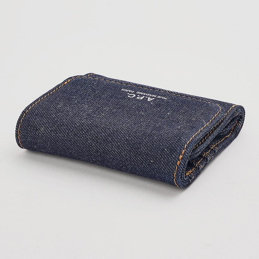 A.P.C. Unisex Denim Standard Bifold Wallet H63650 IAI